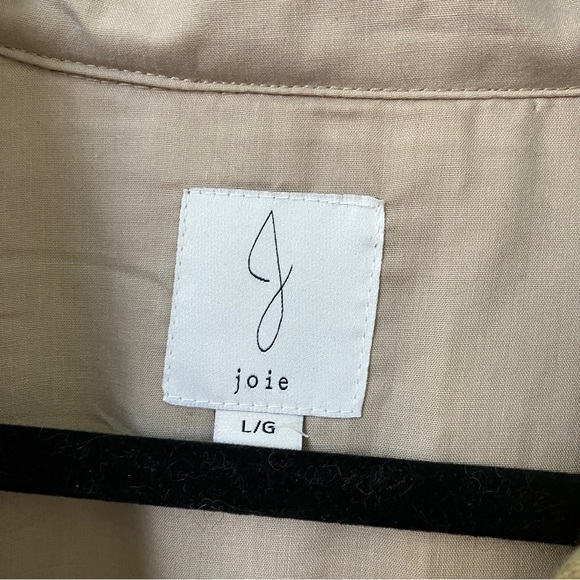 💚 JOIE Green Plaid Shacket Shirt Jacket. Size LG. Great condition!! - Picture 7 of 9